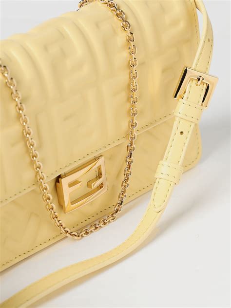 borsa fendi giallo|fendi borsa due manici.